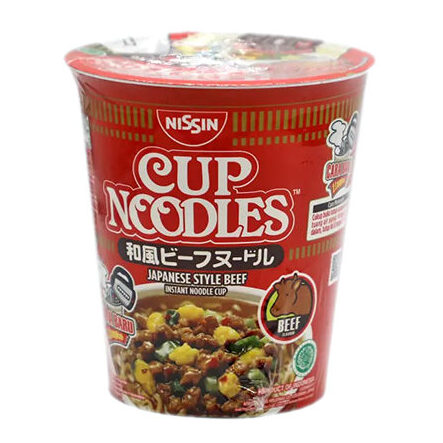 Nissin Japanese Style Beef Cup Noodles 66gm